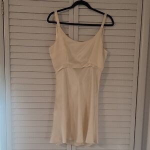 Chic Cream Slip Dress